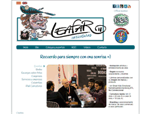 Tablet Screenshot of caricaturasleafar.com